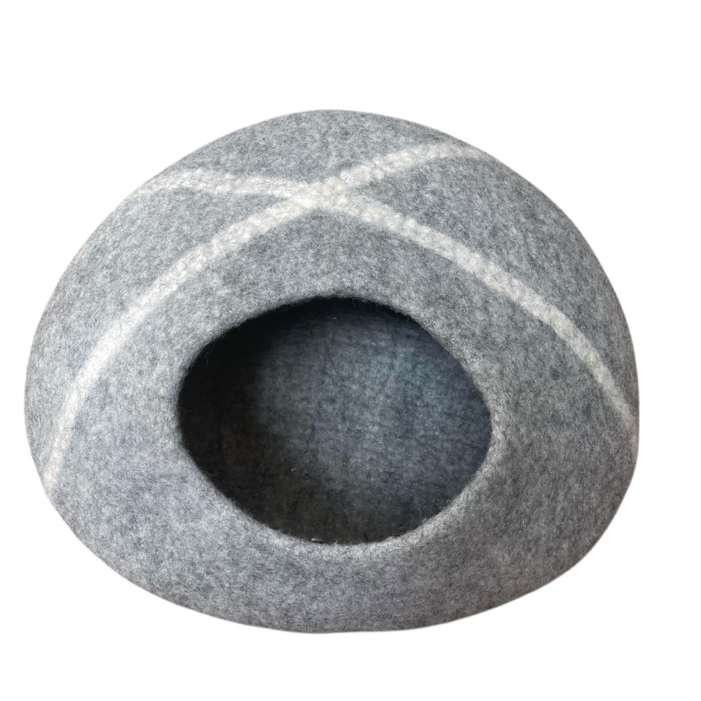 Wool Cat Cave Bed